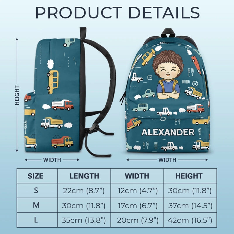 Personalized Kid Backpack - Back To School Gift For Kid - I'm Back