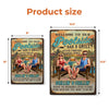 Personalized Home Decor Metal Sign – Anniversary Wedding Gifts For Couple – Poolside Vibes Only