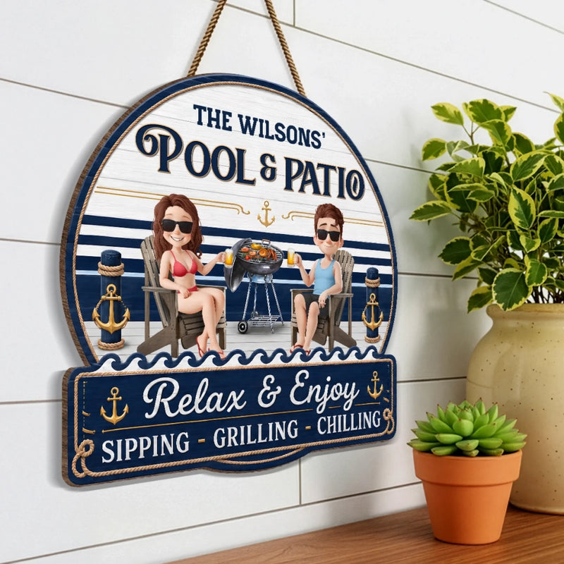 Personalized Wood Sign – Summer Vacation Gifts For Couple – Our Favorite Coastal Escape