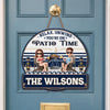 Personalized Wood Sign – Summer Vacation And Travel Gifts For Couple – Chilling With The Grill Master