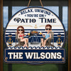 Personalized Wood Sign – Summer Vacation And Travel Gifts For Couple – Chilling With The Grill Master