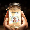 Personalized Photo Mason Jar Light – Memorial Sympathy Gifts – Your Love Continues To Brighten My Days
