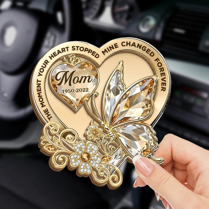 Personalized Car Visor Clip – Memorial Sympathy Gifts – Your Love Rides With Me