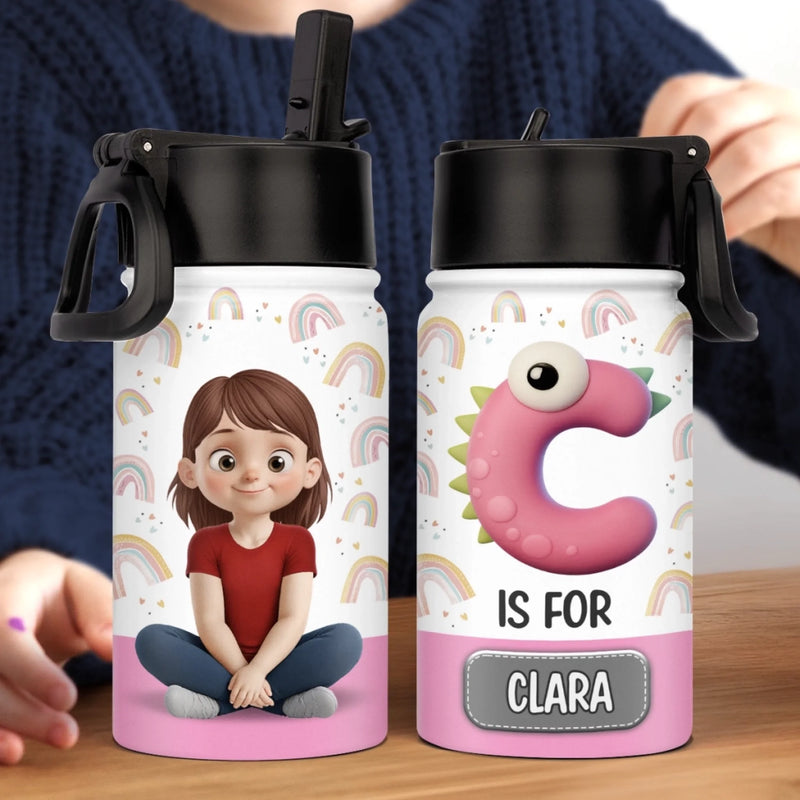 Personalized Kid Water Bottle – Back To School Gift For Kids – Stay Hydrated, Little Star