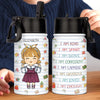 Personalized Kid Water Bottle – Back To School Gift For Kids – I Am Loved