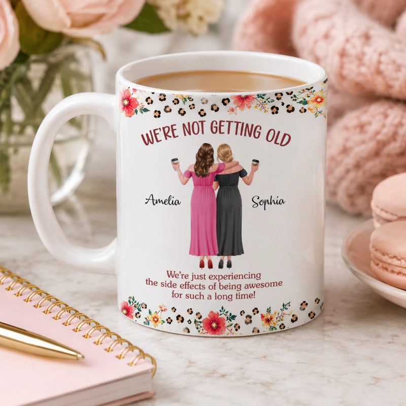Personalized Mug – Gifts For Women, Besties, Sisters, BFF – Being Awesome Such A Long Time