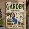 Personalized Metal Sign – Garden Gifts For Gardeners – Fresh Produce