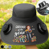 Personalized Hat With Fans Solar Power - Garden Gifts For Gardeners - Plant Dreams, Grow Joy