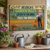 Personalized Home Decor Metal Sign - Garden Gifts For Gardeners - Feel The Breeze