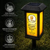 Personalized Photo Solar Garden Light - Memorial Sympathy Gifts - You Were My Favorite Hello