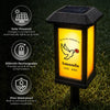 Personalized Solar Garden Light - Memorial Sympathy Gifts - A Piece Of My Heart