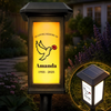 Personalized Solar Garden Light - Memorial Sympathy Gifts - A Piece Of My Heart