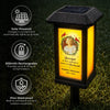 Personalized Photo Solar Garden Light - Memorial Sympathy Gifts - Love Never Ends
