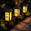 Personalized Photo Solar Garden Light - Memorial Sympathy Gifts - Your Spirit Lives Within Us