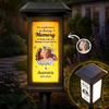 Personalized Photo Solar Garden Light - Memorial Sympathy Gifts - Your Spirit Lives Within Us