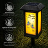 Personalized Solar Garden Light - Memorial Sympathy Gifts - Heaven Couldn't Wait For You