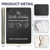 Personalized Leather Writing Journal - Gift For Family – Game Night Score Book