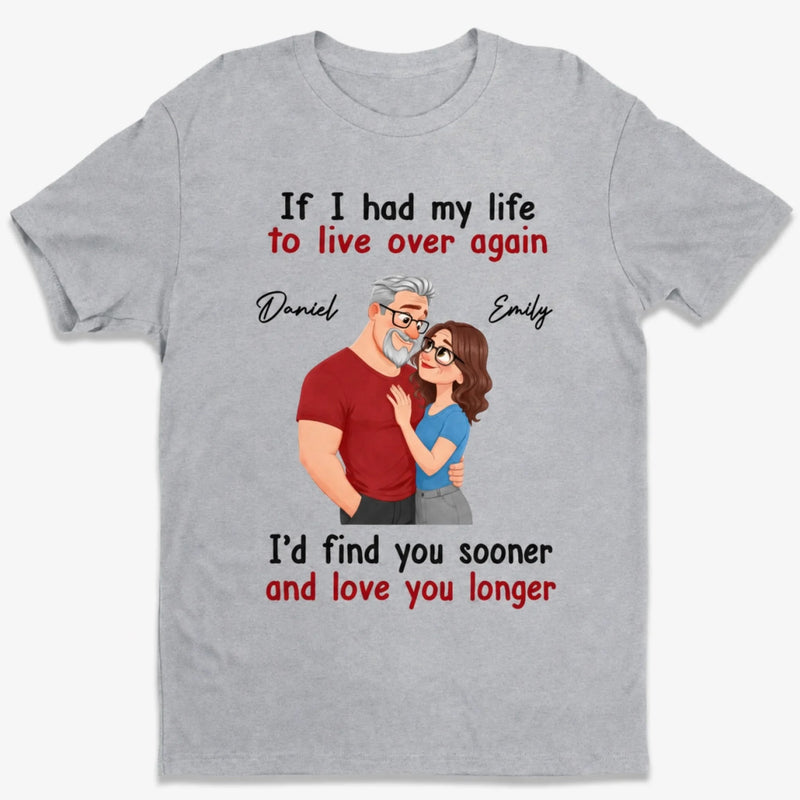 Personalized Unisex T-shirt, Hoodie – Anniversary Gifts for Couple - More Time to Love You