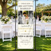 Personalized Photo Welcome Banner – Anniversary Wedding Gifts For Couple, Husband And Wife – Best Day Ever, Hands Down