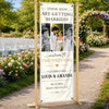 Personalized Photo Welcome Banner – Anniversary Wedding Gifts For Couple, Husband And Wife – Best Day Ever, Hands Down