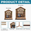 Personalized Wooden Tracker Sign – Bookish Gifts For Book Lovers, Bookworms, Readers – Read More Smile More