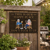 Personalized Home Decor Metal Sign - Anniversary Wedding Gifts For Couple - Created For Each Other