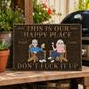 Personalized Home Decor Metal Sign - Anniversary Wedding Gifts For Couple - Created For Each Other