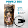 Personalized Tumbler - Gifts For Book Lovers, Bookworms, Readers - Just A Girl With A Passion For Reading