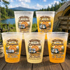 Personalized Party Cups - Summer Vacation And Travel Camping Gifts For Campers - Camp Laugh Repeat
