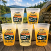 Personalized Party Cups - Summer Vacation And Travel Camping Gifts For Campers - Take Us Camping
