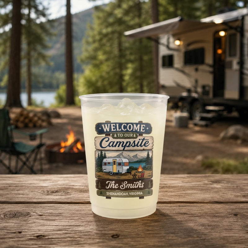 Personalized Party Cups - Camping Gifts For Campers - Camp More Live More