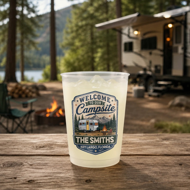 Personalized Party Cups - Camping Gifts For Campers - Sleep Under The Stars