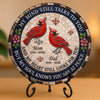 Personalized Round Shaped Stone With Stand - Memorial Sympathy Gifts - Forever In Loving Memory