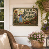 Personalized Home Decor Metal Sign - Garden Gifts For Gardeners - Bloom Every Day