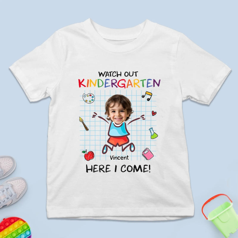 Personalized Kid T-shirt – Back To School Gift For Kid – Officially A First Grader