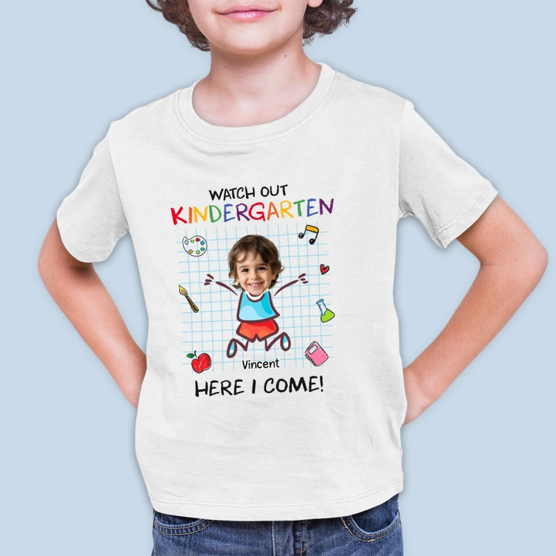 Personalized Kid T-shirt – Back To School Gift For Kid – Officially A First Grader