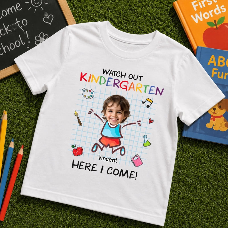 Personalized Kid T-shirt – Back To School Gift For Kid – Officially A First Grader
