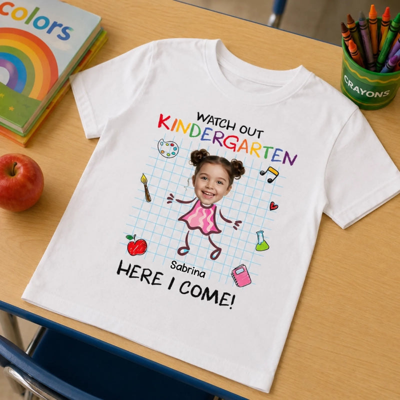 Personalized Kid T-shirt – Back To School Gift For Kid – Officially A First Grader