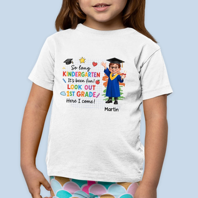 Personalized Kid T-shirt – Back To School Gift For Kid – Future Starts In First Grade