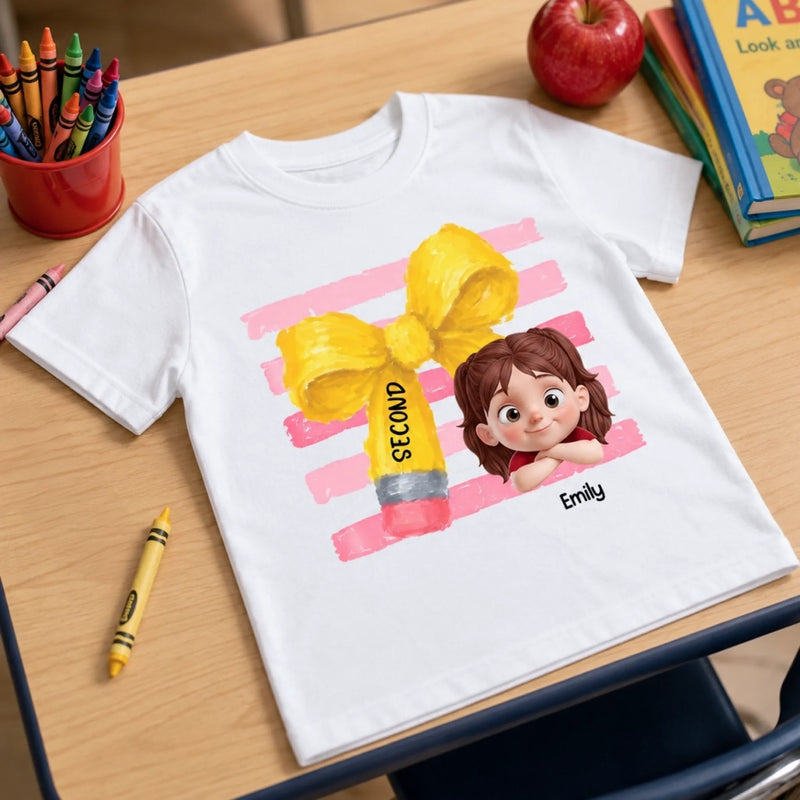 Personalized Kid T-shirt – Back To School Gift For Kid – First Grade Adventure