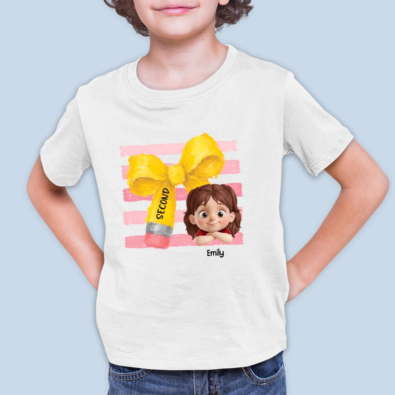Personalized Kid T-shirt – Back To School Gift For Kid – First Grade Adventure