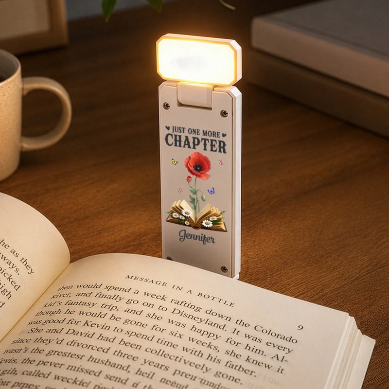 Personalized Clip LED Reading Lamp – Bookish Gifts For Book Lovers, Bookworms, Readers – Books Touch The Soul