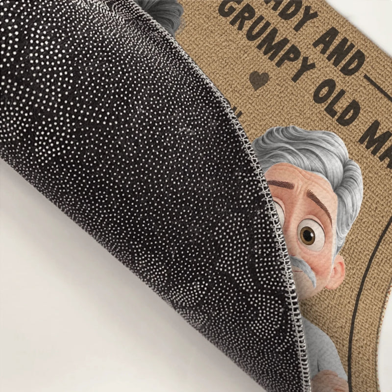 Personalized Decorative Mat – Anniversary Wedding Gifts For Couple – This Is Our Happy Place
