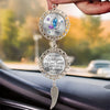 Personalized Metal Car Hanging Ornament – Sympathy Gift For Family – Connecting Love Through Memories