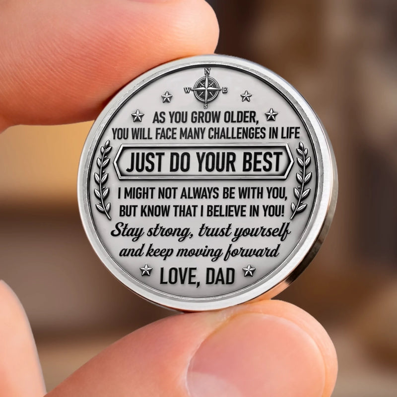 Personalized Pocket Hug - Gifts For Son - Keep Moving Forward