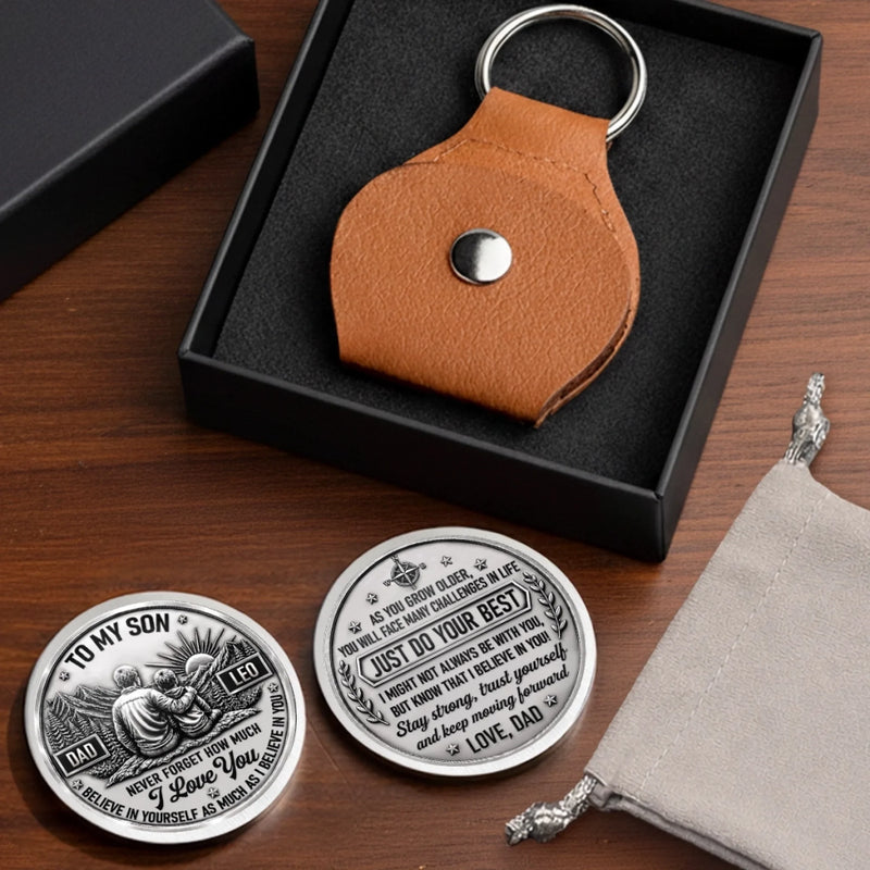 Personalized Pocket Hug - Gifts For Son - Keep Moving Forward