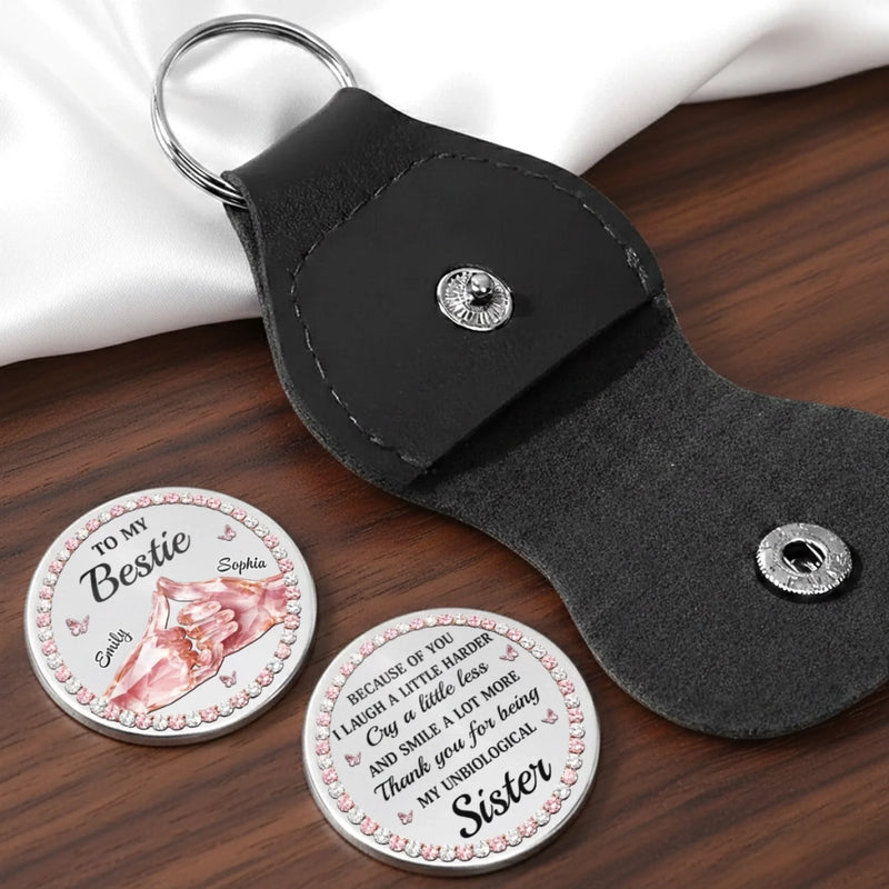 Personalized Pocket Hug - Gift For Besties, Sister, Best Friend - Real Friendship Never Fades