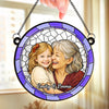 Personalized Photo Window Hanging Suncatcher Ornament – Gift For Mom, Grandma – My Sunshine, My Safe Place