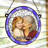 Personalized Photo Window Hanging Suncatcher Ornament – Gift For Mom, Grandma – My Sunshine, My Safe Place