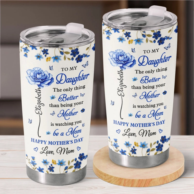Personalized Tumbler - Gifts For Daughter - My Daughter, My Heart, My Pride